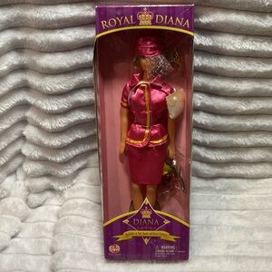 RARE Royal Diana Princess Wales Diana Barbie Doll Way out Toys 40050A